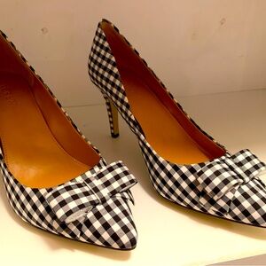 Checkered J Crew heels.